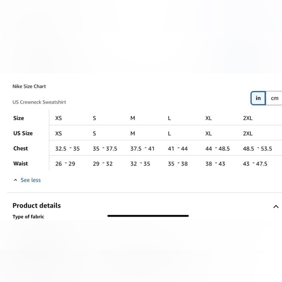 Men's Nike Air French Terry Crew Neck Sweatshirt Size M - Picture 10 of 10